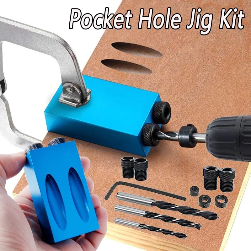Drill Jig Angle Guide Carpenter Wood Tools Hole Jig 15 Degrees