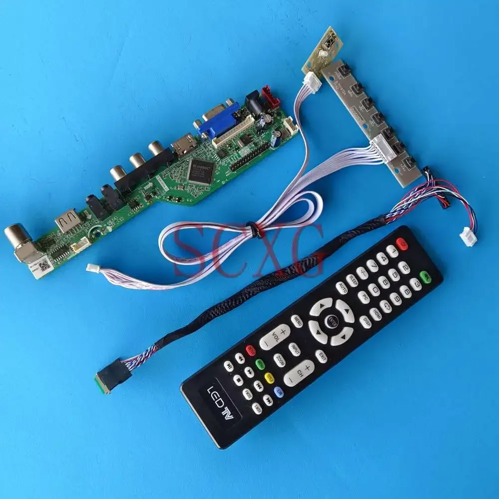 

Плата контроллера ЖК-драйвера подходит для B173RW01 V5 1600 900 17,3 "VGA AV USB HDMI-совместимая 40-контаксветодиодный Светодиодная панель LVDS аналоговый ТВ-сигнал