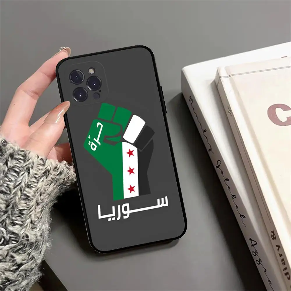 Syrian Revolution Flag Phone Case For IPhone 15 14 13 12 Mini 11 Pro XS Max X XR SE 6 7 8 Plus Soft Silicone Cover