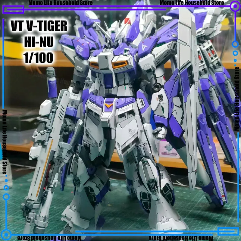 New VT V-TIGER MG 1/100 RX-93-ν2 Hi-ν HI-NU VT01 Assembly Model