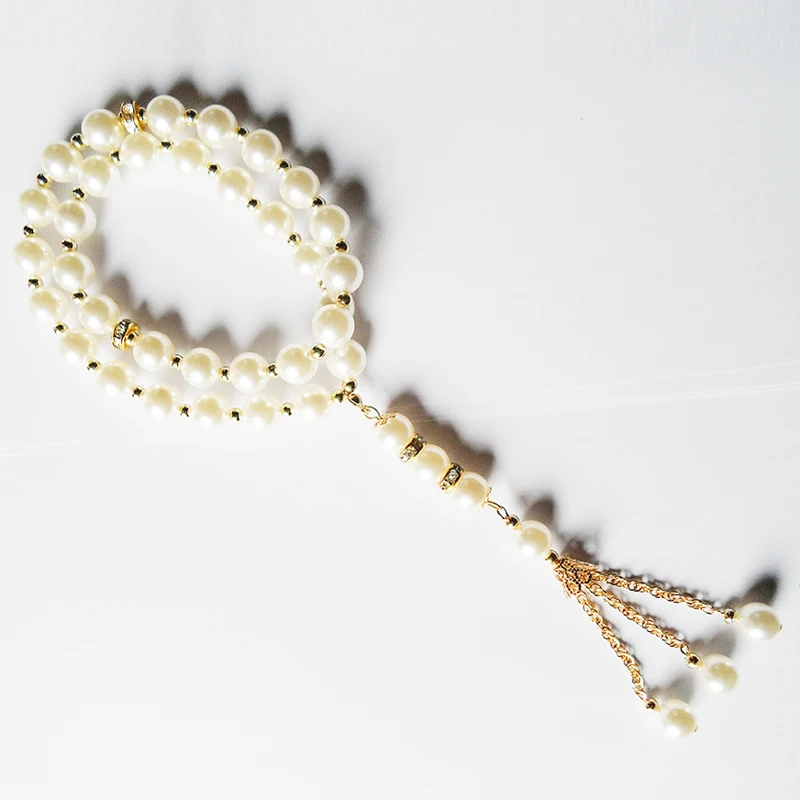 2022 New Modle 2layer Muslim Pearl Bracelet Goods Quantity Moslem
