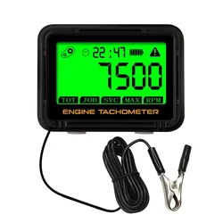 Enhanced Digital Tachometer with Backlight & Resettable RPM Function (Tachometer)