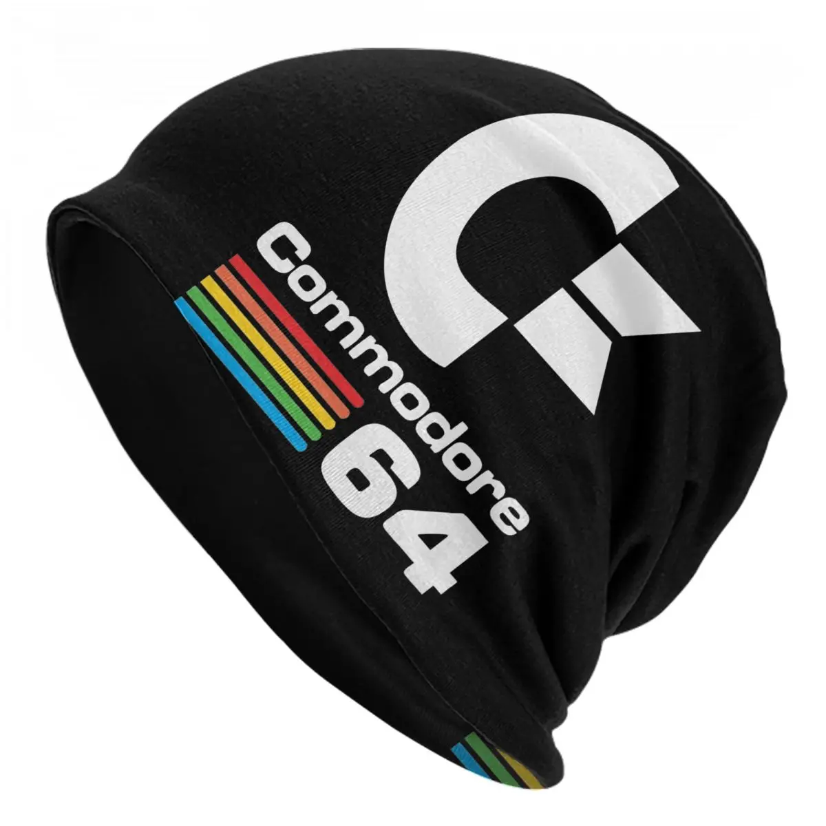 Uomo Donna Commodore Logo Winter Beanie Skullies Accessori Commodore 64 Bonnet Knit Hat Nuovo Arrivo Cappelli Invernali Regalo Meraviglioso