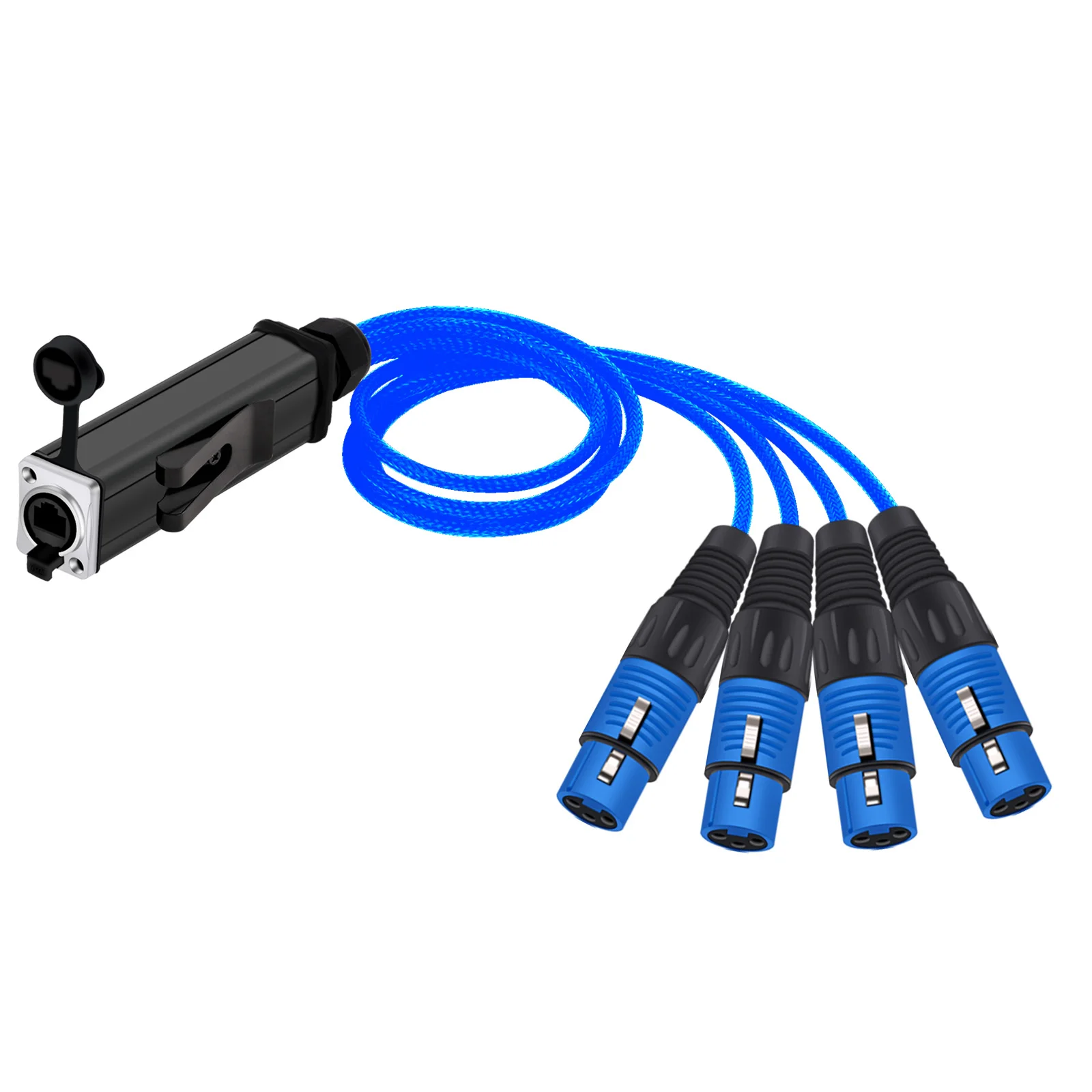 para xlr macho e femea connector connection 05