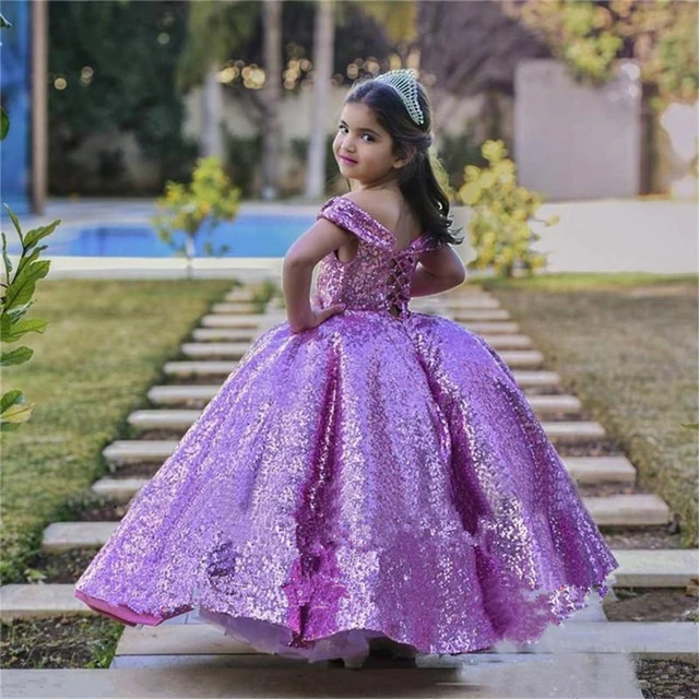 Heavy Real Georgette Party Wear Gown In Violet Color With Embrodiery Work