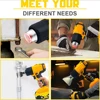 Cordless Hot Air Gun Compatible with Dewalt 20V Battery, 550°C Handheld Heat Gun with 3 Nozzles for DIY Crafts 4