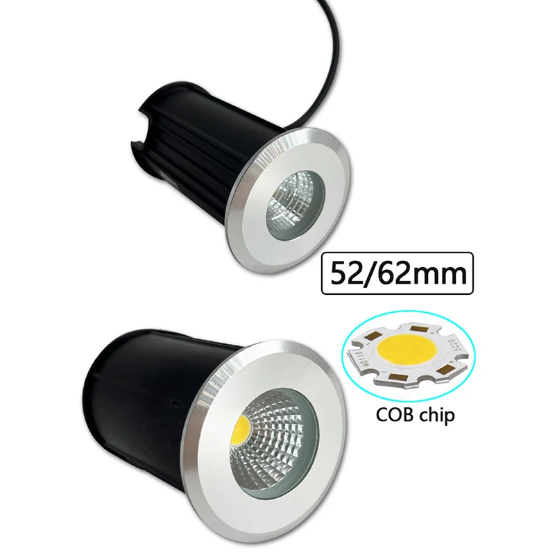 Garden Decoration Lamps 5W 3W 1W Waterproof LED Underground Light Outdoor Ground Garden Path Floor Buried Yard Spot Landscape IP67 DC12V AC220V