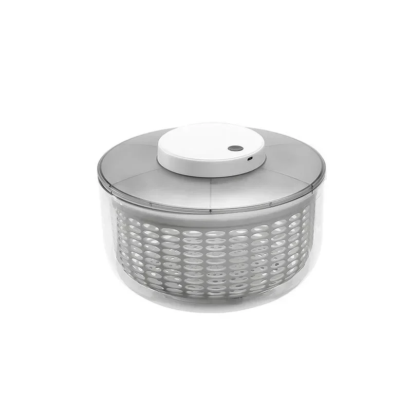 Electric Salad Spinner Vegetable Dehydrator Fruit Dryer Lettuce Drainer Dry and Wet Separation Draining Salad Kitchen Gadgets vegetable dryer