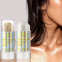 Bâton surligneur à lumière d'eau, bâton de Blush, maquillage pour le visage et le corps, illuminateur à paillettes, cosmétiques, Contour du visage, maquillage éclaircissant 5