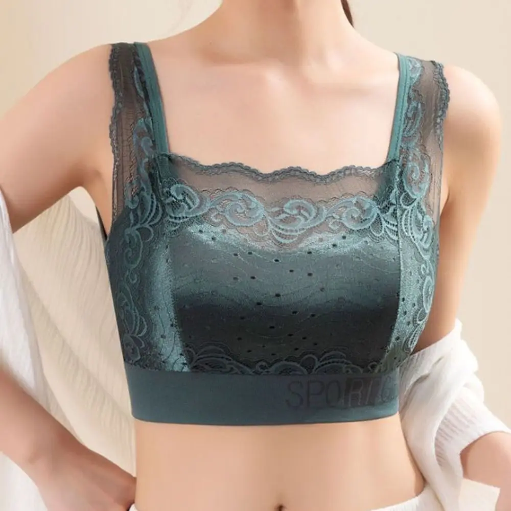 

Wireless Breathable Lingerie Beauty Back Push-up Lace Bralette Floral Deep V Brassiere French Women Bra