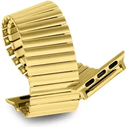 Stainless Steel Elastic Bracelet Strap - Ultra 49mm (Gold)