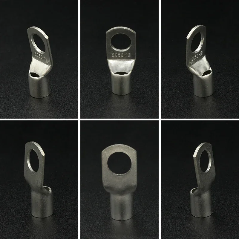 Wire Connectors SC Type SC35-SC95 Bare Copper Battery Block Lugs Hole ID 6-12mm Crimp