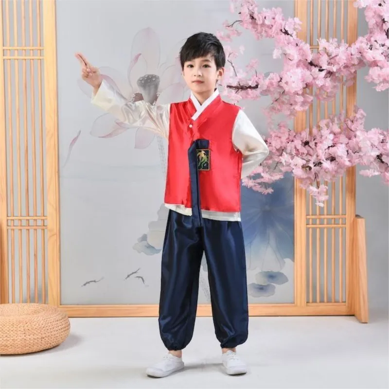 Korean Hanbok Dance Performance Clothes For Boys Children's