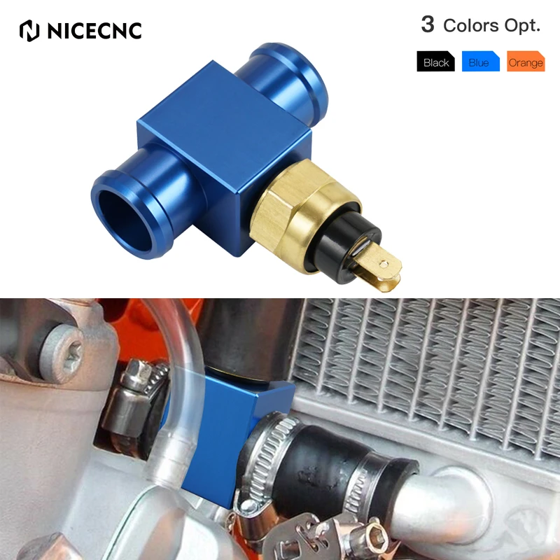 Temperature Switch Radiator Fan Thermostat 22mm For Husqvarna TE 300 FE 350 FE 450 501 TX 300TC 125 FX FC Yamaha Honda Suzuki Engine Coolant Thermostat