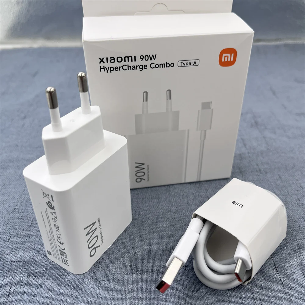 Xiaomi HyperCharge Fast Charging Combo EU Charger + Type C Cable Kit