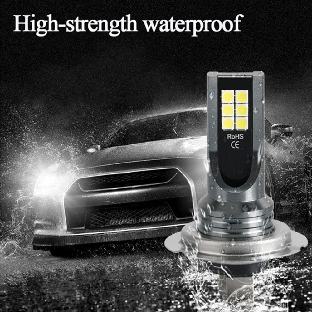 H7 Led Headlight Bulb Kit Car Fog Light Bulbs 12V 55W High Power 6000K Headlamp 1/2/4PCs