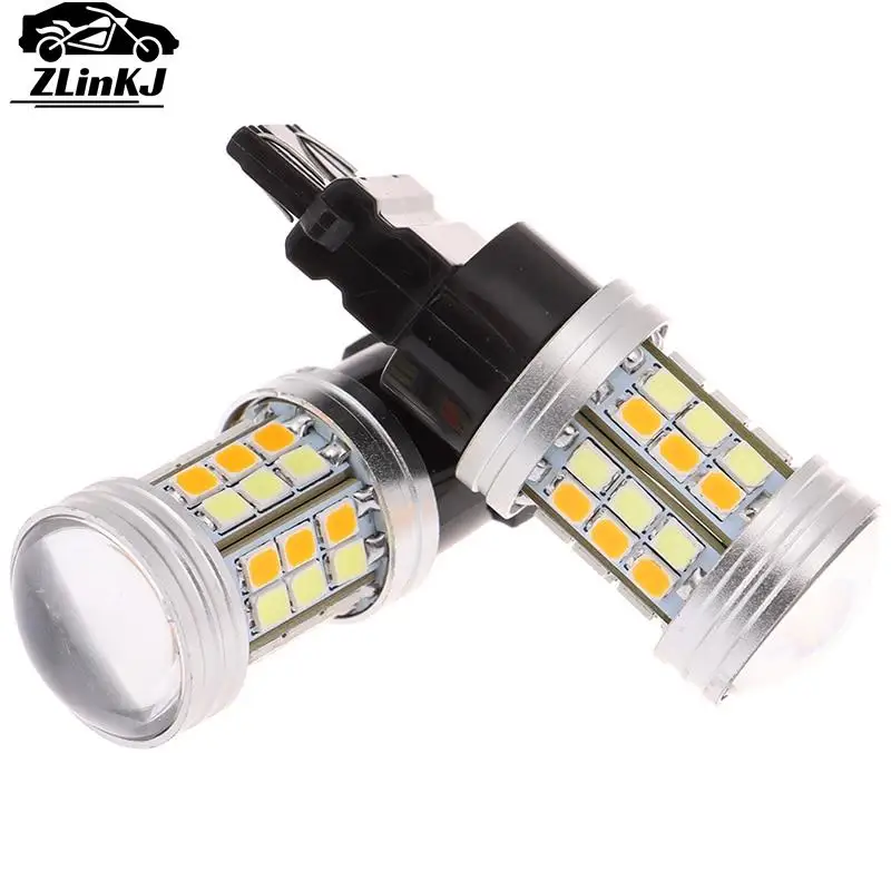 12V DC 5W Led  DRL 3157-2835-45SMD Led ڵ ,  ÷ T25 3157 LED  õ, 2 