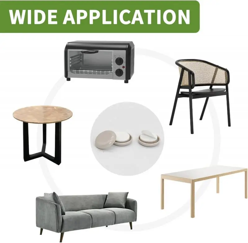 2/4/6pcs Furniture Leg Slider Pads Anti Scratch Easy Move Heavy Furniture Thickened Moving Pad Anti-abrasion Floor Protector Mat