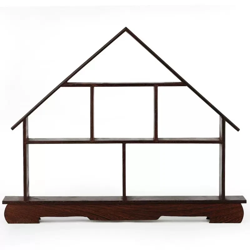 Small Statue Display Frame, Solid Wood Tea Set Display Frame, Handicraft Display Frame, Storage Frame