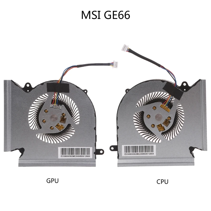 

Replacement Laptop Cooling Fan 5V 4pin 4-wires Radiator for MSI GE66 GP66 GL66 Dropship