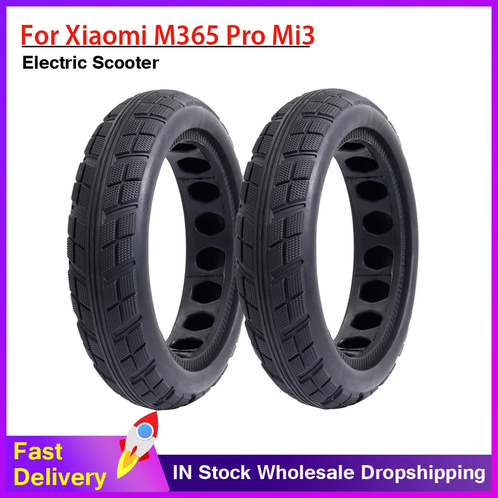 

Durable Tire Scooter Solid Hole Tires Shock Absorber Non-Pneumatic Tyre for Xiaomi Mijia M365 Mi3 Pro 1S Rubber Tyres Wheel