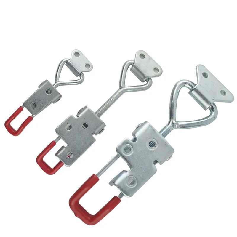 Adjustable Toolbox Case Metal Toggle Latch Catch Clasp Quick Release Clamp Anti-Slip Push Pull Toggle Clamp Tools furniture hardware toggle latches decorative latches buckle clamp