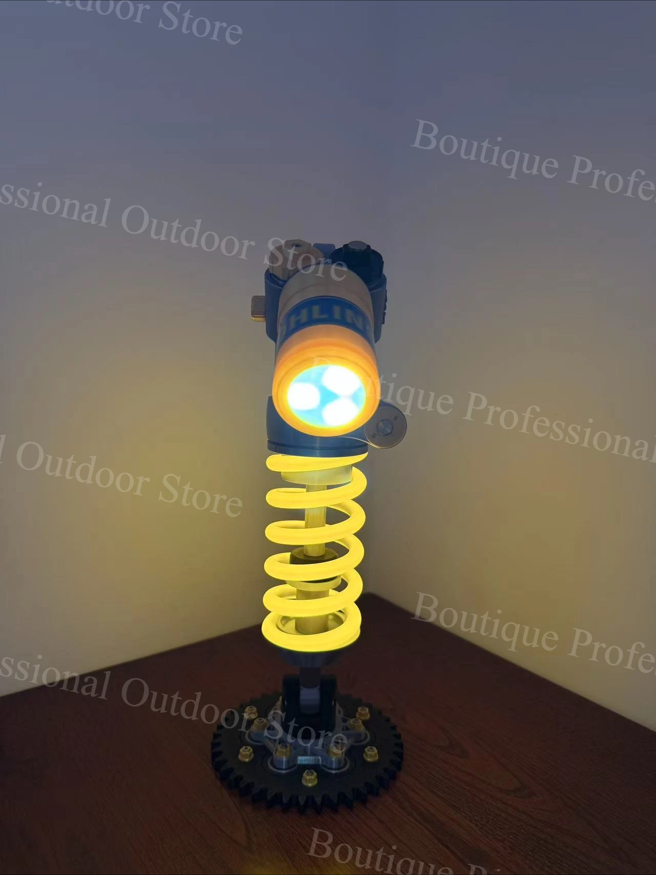 For OHLINS Suspension Lamp DIY Motorcycle Style Ambient Light Gaming Room Setup Decor Creative Gift For Male Gamers Bike Lovers