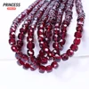 A++ Natural Red Garnet 3.8mm Cube Faceted Beads for Jewelry Making DIY Bracelet Necklace Accessories 4