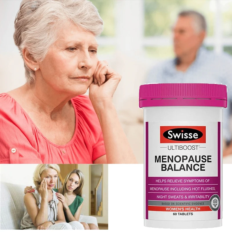 

Free shipping 60 Pills Soy Isoflavones Menopause Balance Tablets Women's Nutritional Health Products