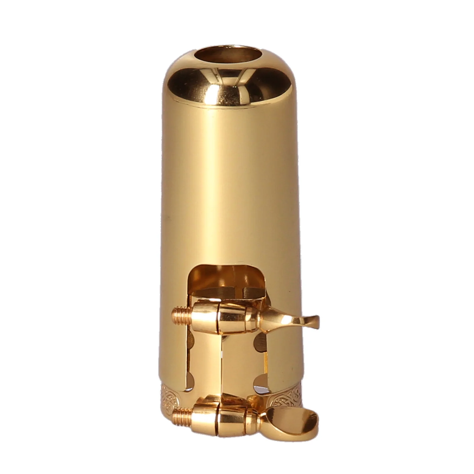 Double Screw Adjustment Saxophone Ligature Compact Durable Sax Ligature for Alto Saxophone woodwind instrument accessories