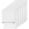 Pleated Window Paper Shades Light Filtering Blinds White 36" x 69" (Pack of 6 Temporary Blinds),MT1050 6