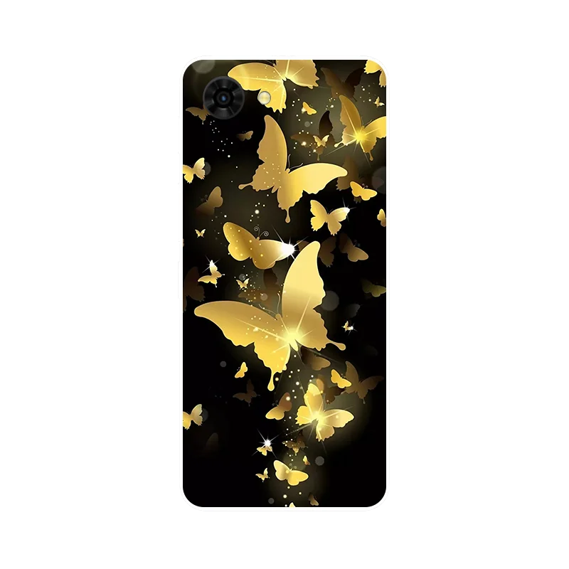 Charming Floral Panda TPU Soft Silicone Phone Case - Protective Back Cover