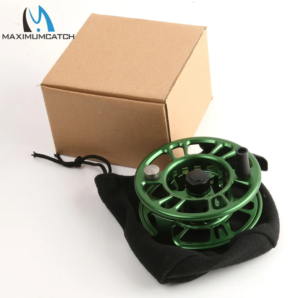 MAXCATCH NZ 플라이 낚시 릴 3-8WT CNC 가공 알루미늄 대형 아버 부드러운 드랙 경량 민물 릴 (송어, 연어용)