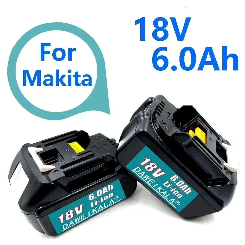 

Bateríarecargable18Vparaherramientaseléctricas Makita,cargador 3A 6000mAh con LED de repuesto de iones litio LXT BL1860B