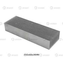 High - Performance Aluminum Heatsink for Efficient Cooling (200mm)