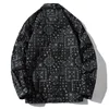 100% Cotton Bandana Paisley Print Men's Spring Jacket Turn Collar Long Sleeve Youth Coat Thin Autumn Windbreaker 2025 3