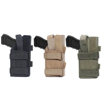 오른손잡이용 전술 총 케이스 총 홀스터, Molle 모듈식 벨트 권총 홀스터, M9 1911 Glock 17 19 22 23 31 32 34 35