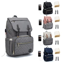 Original LEQUEEN Mommy Diaper Bags Mother Large Capacity Travel Nappy Backpacks with changing mat Baby Stroller Nursing Bags 2