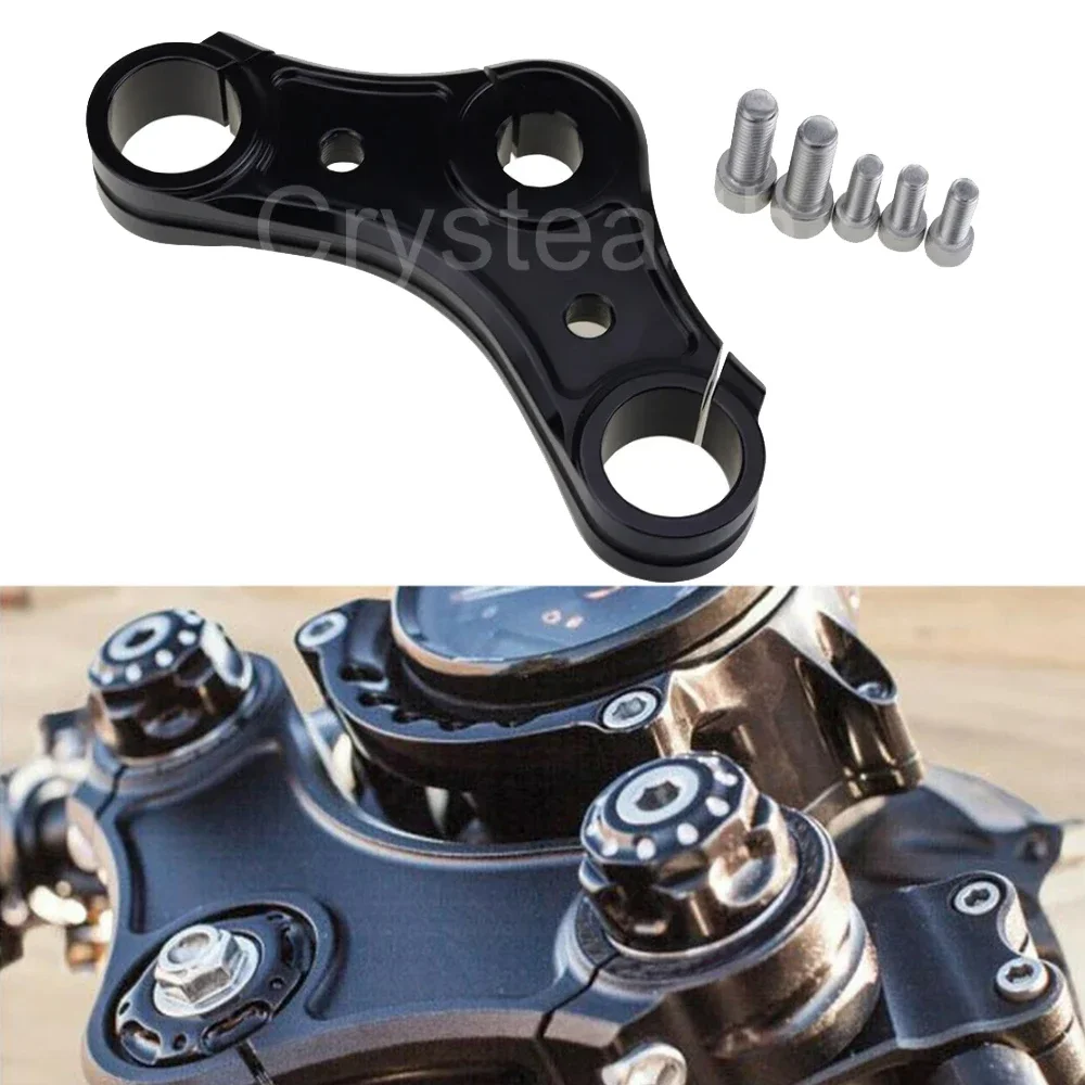 

Motorcycle Black Upper Triple Tree Clamp Fork Top Bracket For Harley Sportster 883 1200 Iron 883 2004-2015 2014 2013 2012 2011