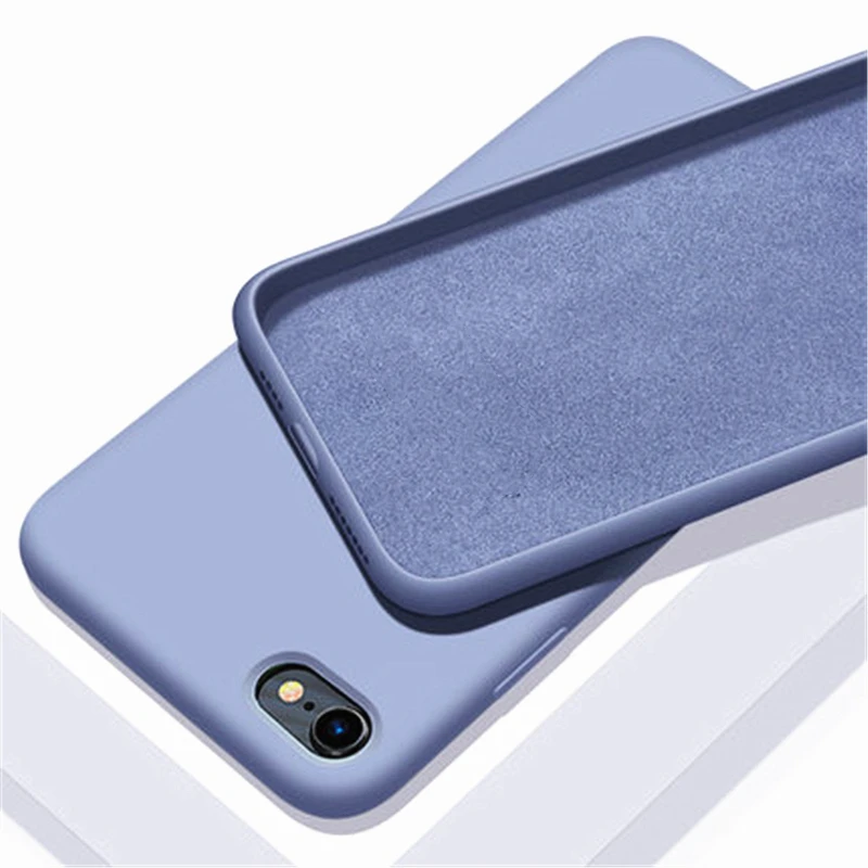 Liquid Silicone Soft TPU Back Bumper Case - Original Protective Cover