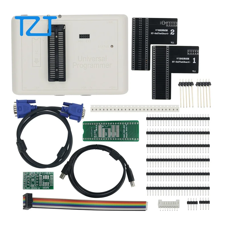 TZT RT809H Universal Programmer Upgraded Version of 809F w/ RT Selftest Board For NOR/NAND/EMMC/EC/MCU