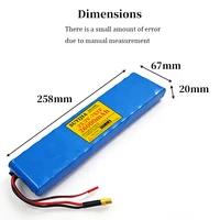 Batterie rechargeable lithium-ion 25.2V 7S2P 26000mAh 18650, 25.2V, adaptée au remplacement de la batterie de scooter électrique 29.4V 2