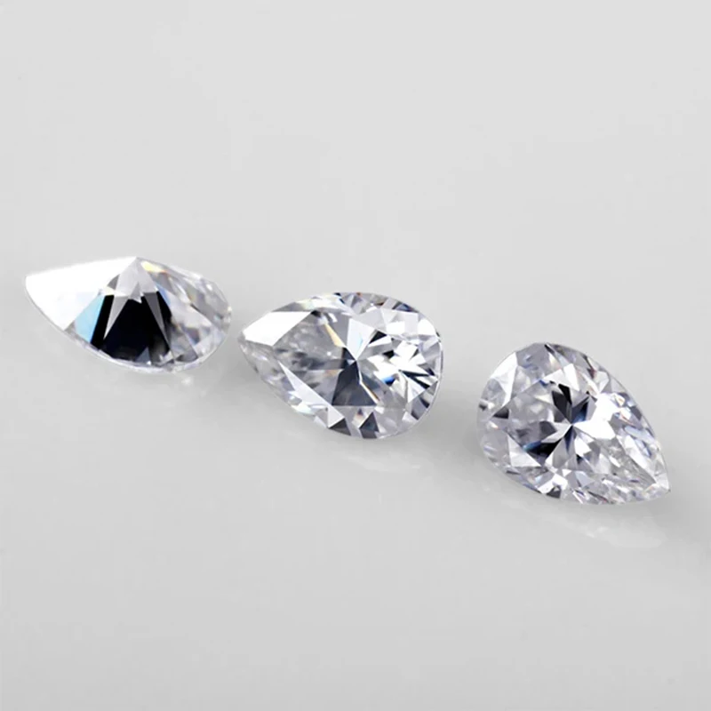 Cheestar Gems Loose Moissanites Stone High Quality GH Color Pears Shape 5*7mm 0.7ct Moissanites Syntheti Diamonds Stone