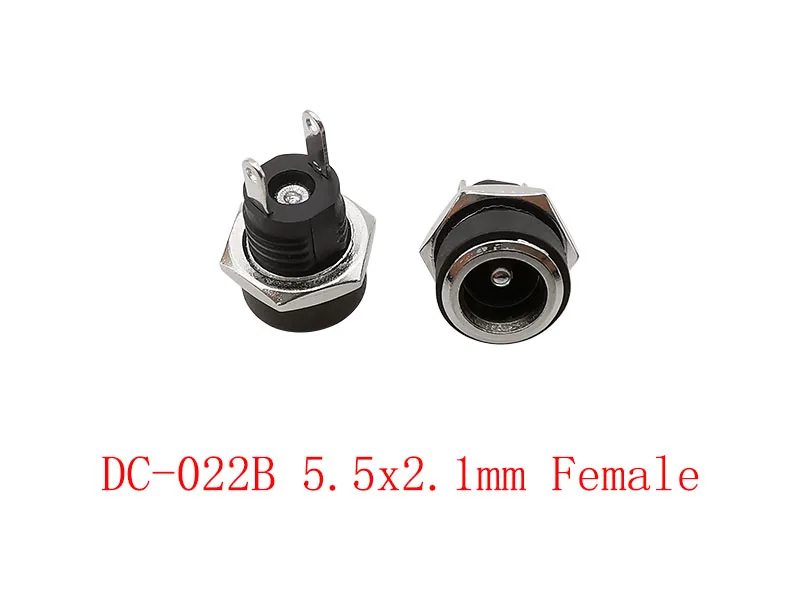 10 Teile/los 5,5x2,1mm DC Power Weibliche Jack Buchse Stecker Panel Mount Stecker DC-022B/DC-025M/DC-005/DC-022/DC-022K/DC-099 – Detail 7