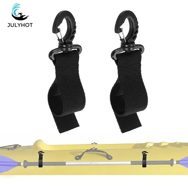 

2pcs SUP Inflatable Boat Snap Clip Kayak Paddle Keeper Oar Webbing Strap Holder Paddleboard Clip Accessories