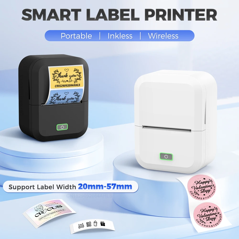 Compact Marklife X2 Thermal Label Printer for Customizable Labeling