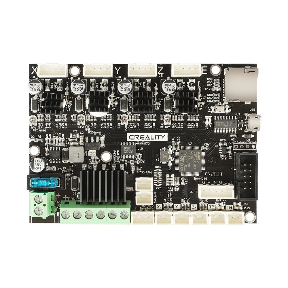 Creality Ender v2 Placa-mãe Silencioso Atualizado de Alto Desempenho Mainboard V4.2.7 com Tmc2225 Driver Marlin Peças da Impressora 3d - Imagem 5
