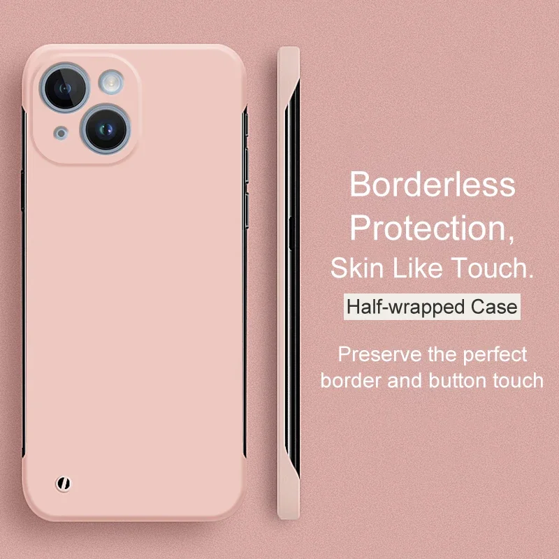 Luxury Ultra-Thin Borderless Candy Color Matte Hard Case