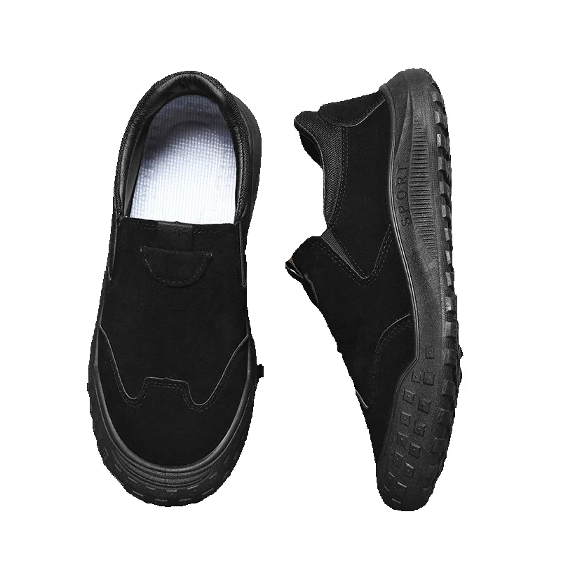 Unbeatable Quality Spring And Autumn Releae Men' Training Rubber Contruction Site Work Labor Protection Canva Farmland Yellow Ball_voghion.com