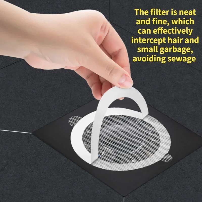 Disposable Floor Sewer Stickers Bathroom Accessories Bathtub Mesh Filter Sticker Drain Blocker Products Home Supplies Shower floor drain sticker shower drain catcher floor drain filter hair drain catcher silicone floor drain sticker hair drain filter floor drain hair catcher drain hair catcher floor drain hair filter silicone floor drain cover